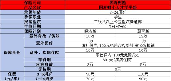 国寿财小天才学平险怎么样？两个方面来看