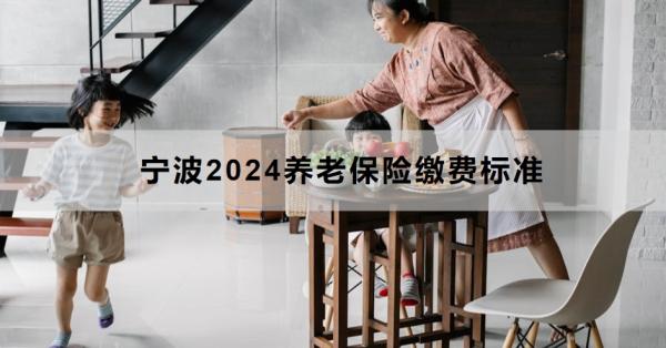 宁波2024养老保险缴费标准是什么？怎么缴费？