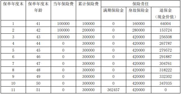 国民e选B款两全保险(互联网专属)