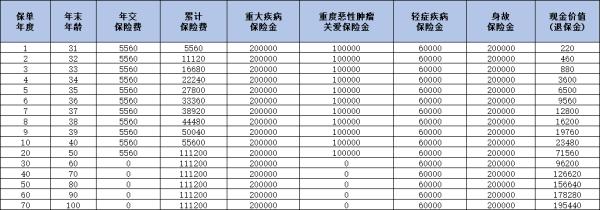 农银人寿金穗万物生(2024)重疾险