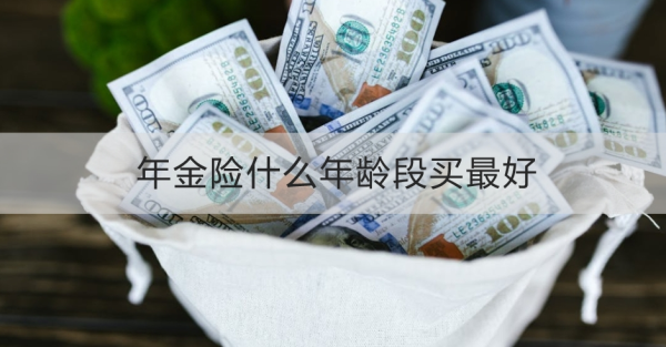 年金险什么年龄段买最好？怎么买？